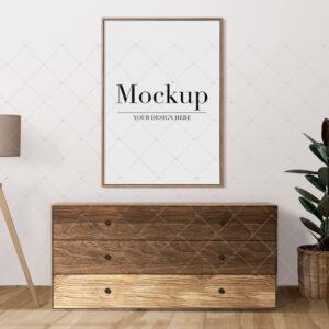 One Frame Mockup For Etsy Art Poster