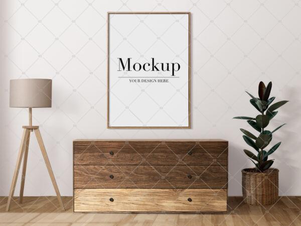 One Frame Mockup For Etsy Art Poster