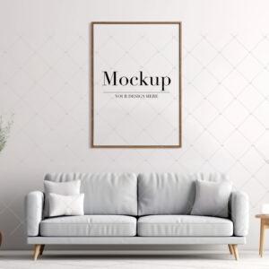 One Frame Mockup For Etsy Digital Art Poster