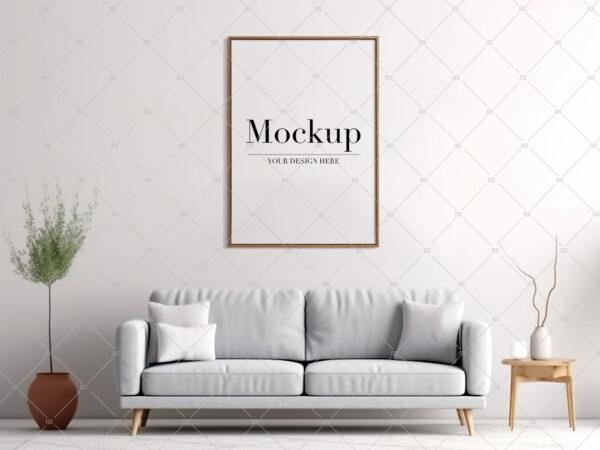 One Frame Mockup For Etsy Digital Art Poster