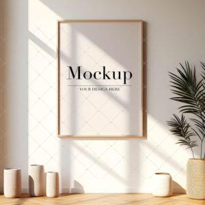 One Frame Mockup For Etsy Poster