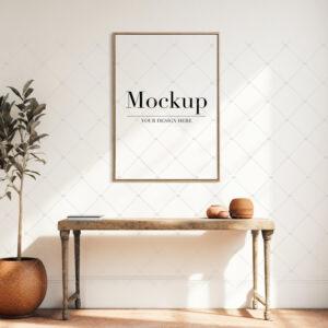 One Frame Mockup For Etsy Wall Art Poster