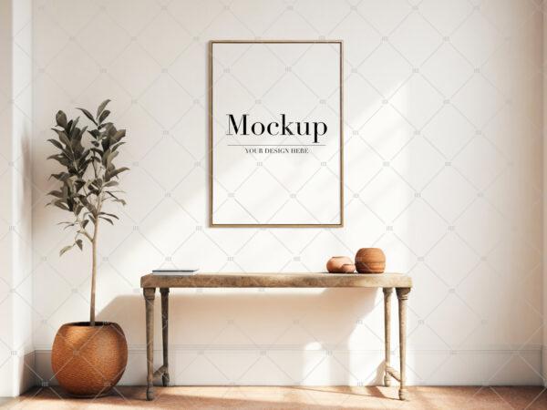 One Frame Mockup For Etsy Wall Art Poster