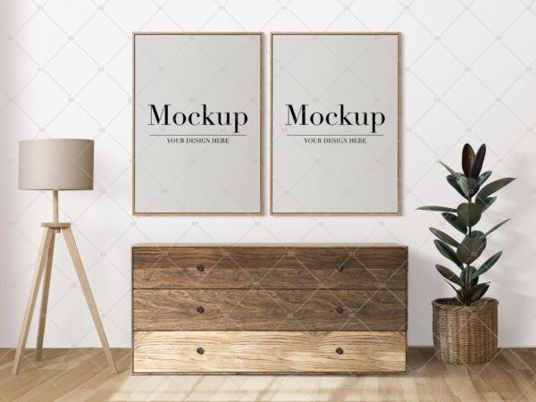 Two Frame Mockup For Etsy Poster