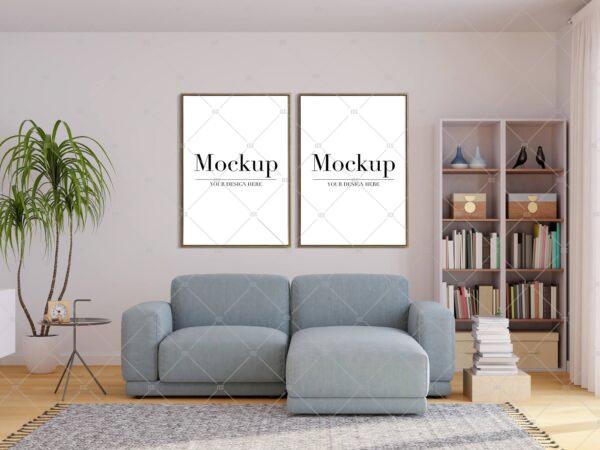 Two Frame Mockup For Etsy Product Free